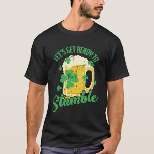 St Patricks Day Lass`s fertig zum Stolpern T-Shirt (Vorderseite)