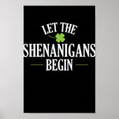 St. Patricks Day Lass The Shenanigans Poster (Vorne)