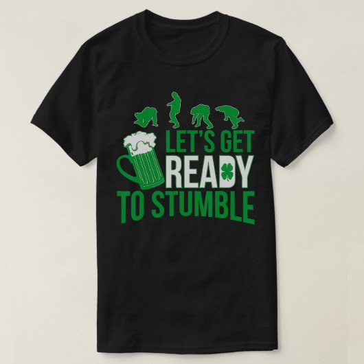 St. Patricks Day Lasse sich bereit für stumpfes Pa T-Shirt (Design vorne)