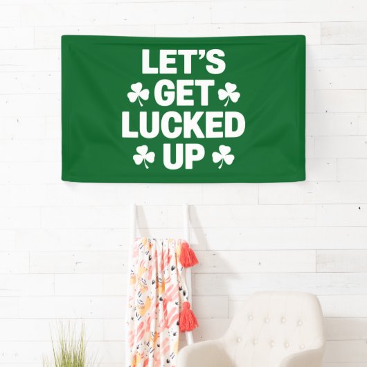 St. Patrick's Day Lassen Sie uns die irische Klee Banner (Insitu)
