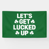 St. Patrick's Day Lassen Sie uns die irische Klee Banner (Horizontal)