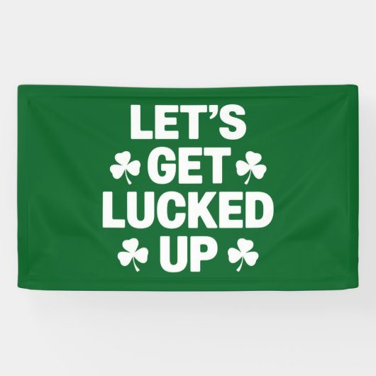 St. Patrick's Day Lassen Sie uns die irische Klee Banner (Horizontal)