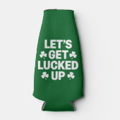 St. Patrick's Day Lassen Sie uns die irische Klee  Flaschenkühler (Vorderseite)