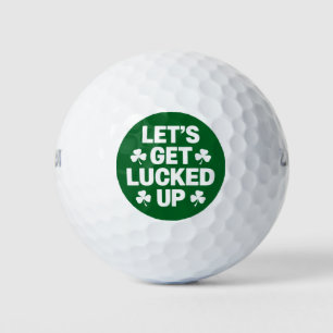 St. Patrick's Day Lassen Sie uns die irische Klee Golfball