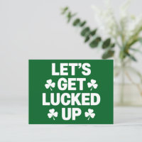 St. Patrick's Day Lassen Sie uns die irische Klee