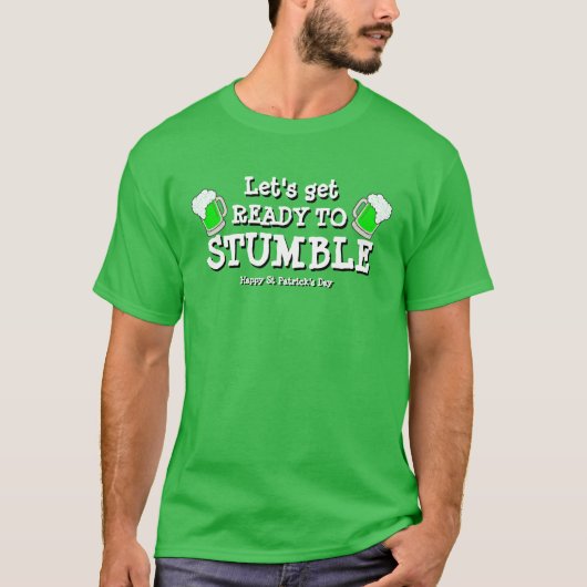 St. Patrick's Day LASSEN WIR UNS ZUM STUMMEN BEREI T-Shirt (Vorderseite)