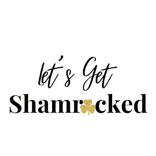 St Patricks Day Lass's Get Shamrocked lustig Vinta Kaffeetasse