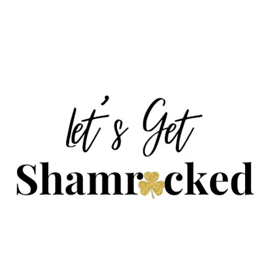 St Patricks Day Lass's Get Shamrocked lustig Vinta Kaffeetasse