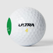 St. Patrick's Day Lasst uns glücklich werden Golfball (Logo)