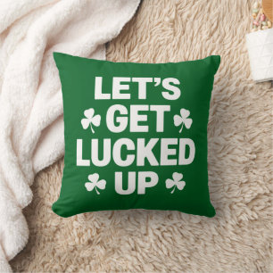 St. Patrick's Day Lasst uns Irish Clover glücklich Kissen