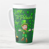 St. Patrick's Day Latte Tasse (Linke Ecke)