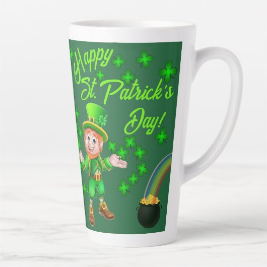 St. Patrick's Day Latte Tasse (Rechts)