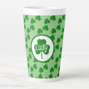 St. Patricks' Day Latte Tasse