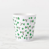 St. Patrick's Day Latte Tasse (Vorderseite)