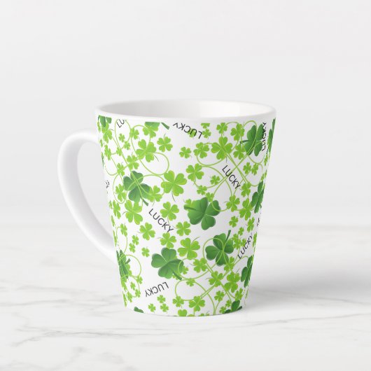 "St. Patrick's Day" Latte-Tasse Milchtasse (Linke Ecke)