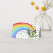 St Patrick's Day Leckerei Bag Topper, DIY Goodie B Platzkarte (Rückseite)