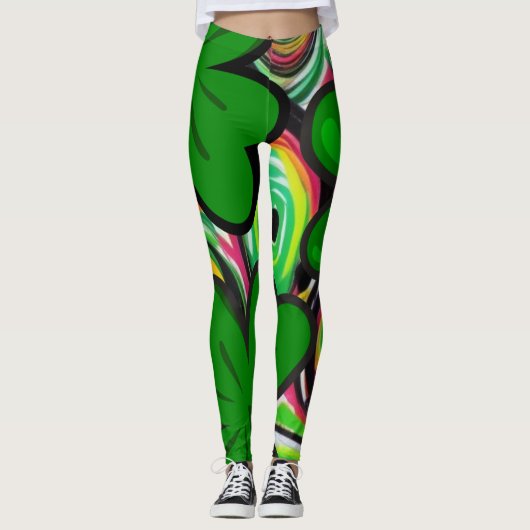 St. Patrick's Day Leggings (Vorderseite)