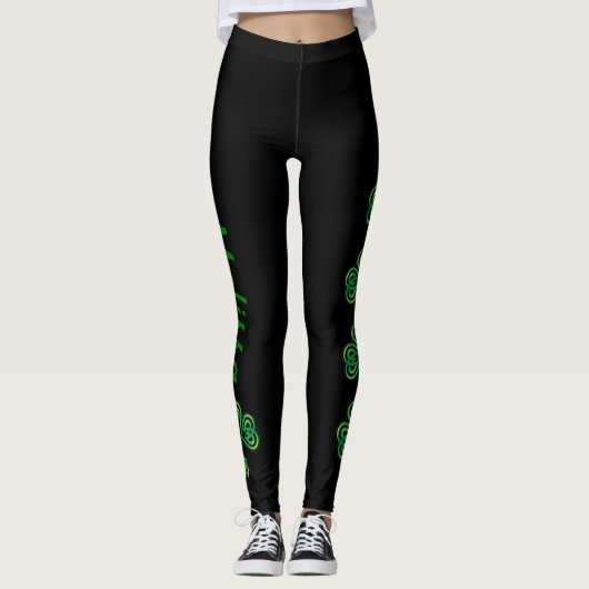 St Patrick's Day Leggings Saint Patrick Pants (Vorderseite)