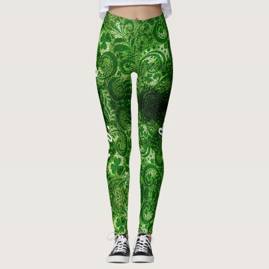 St Patrick's Day Leggings Saint Patrick Pants (Vorderseite)