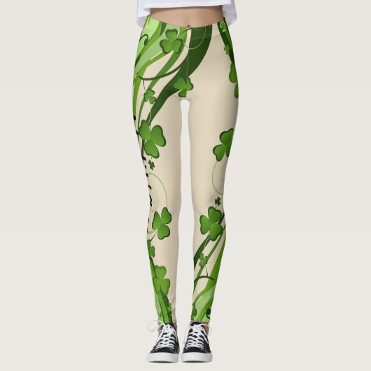 St Patrick's Day Leggings Saint Patrick Pants (Vorderseite)