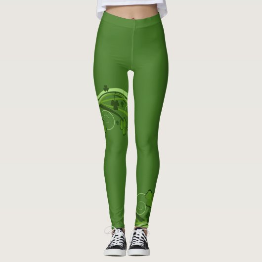St Patrick's Day Leggings Saint Patrick Pants (Vorderseite)