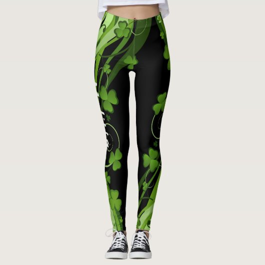 St Patrick's Day Leggings Saint Patrick Pants (Vorderseite)
