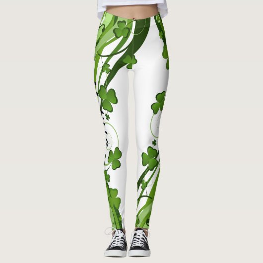 St Patrick's Day Leggings Saint Patrick Pants (Vorderseite)