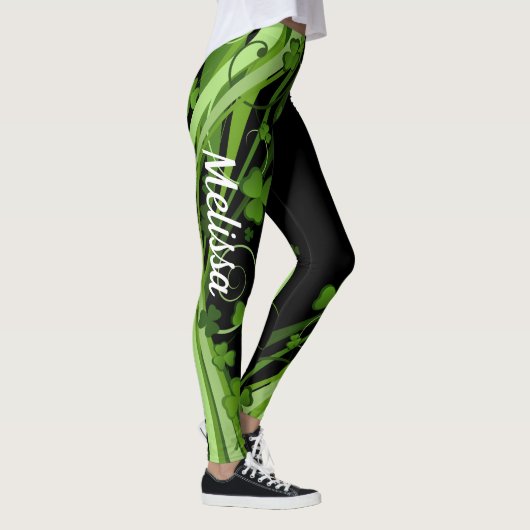 St Patrick's Day Leggings Saint Patrick Pants (Rechts)