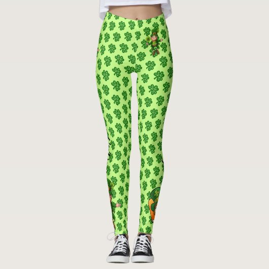 St Patrick's Day Leggings Saint Patrick Pants St. (Vorderseite)