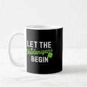 St Patricks Day Lehrer Lasst Die Schelmereien Begi Kaffeetasse (Links)