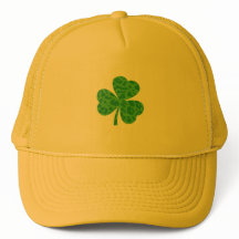 St. Patrick's Day Leopard Kleeblatt Trucker Hat