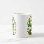 St. Patrick's Day Leprechaun Bier Design-65218 Kaffeetasse (Mittel)
