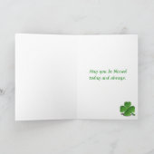 St. Patrick's Day Leprechaun Card Karte (Innenseite)