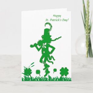 St. Patrick's Day Leprechaun Card Karte