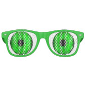 St Patricks Day Leprechaun Eyes Green Saint Paddy Sonnenbrille (Vorderseite)