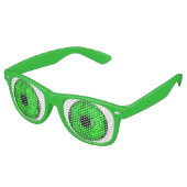 St Patricks Day Leprechaun Eyes Green Saint Paddy Sonnenbrille (Schrägansicht)