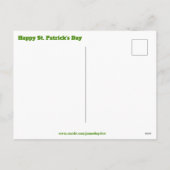 ST. PATRICK'S DAY LEPRECHAUN FEIERTAGSPOSTKARTE (Rückseite)