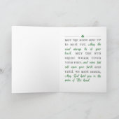 St. Patrick's Day Leprechaun Grußkarte Karte (Innenseite)