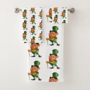 ST. PATRICK'S DAY LEPRECHAUN Handtuchhandtuch Set