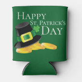 St. Patrick's Day Leprechaun Hat & Gold Coins Dosenkühler (Vorderseite)