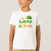 St. Patrick's Day, Leprechaun Hat, Lucky Charm T-Shirt (Vorderseite)
