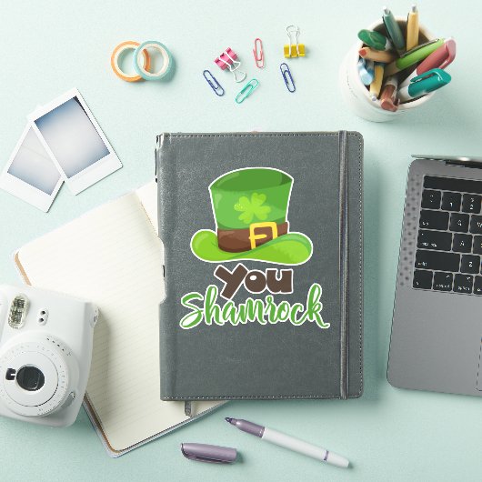 St. Patrick's Day, Leprechaun Hat, You Kleeblatt Aufkleber (iPad Hülle)