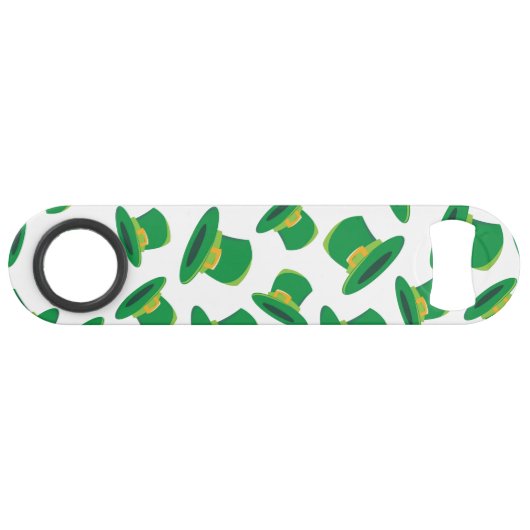 St. Patrick's Day Leprechaun Hats Speedflaschenöffner (Rückseite Horizontal)