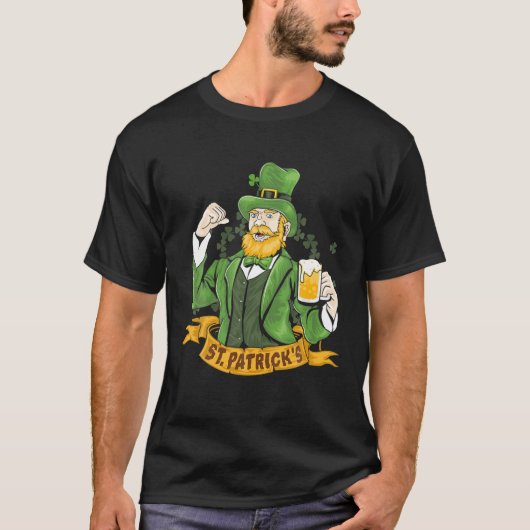 St Patricks Day Leprechaun Irish Boys Girls Funny T-Shirt (Vorderseite)