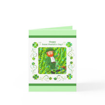 St.Patrick's Day Leprechaun & Irish Segen