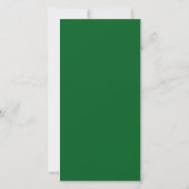 St. Patricks Day Leprechaun Karte (Rückseite)