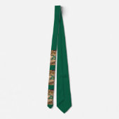 St. Patricks Day Leprechaun Katze Krawatte (Rückseite)