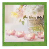 St. Patrick's Day Leprechaun Kleeblatt Foto Cube Würfel (Vorderseite)