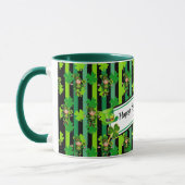 St. Patrick's Day Leprechaun Kleeblatt Name Tasse (Links)