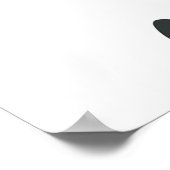 St Patrick's Day Leprechaun mit Bierbäckerchen Tas Poster (Ecke)